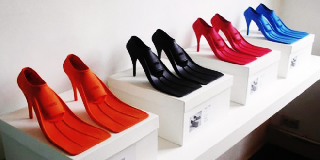 Plouve na podpatku – extrémní obuv pro ženy