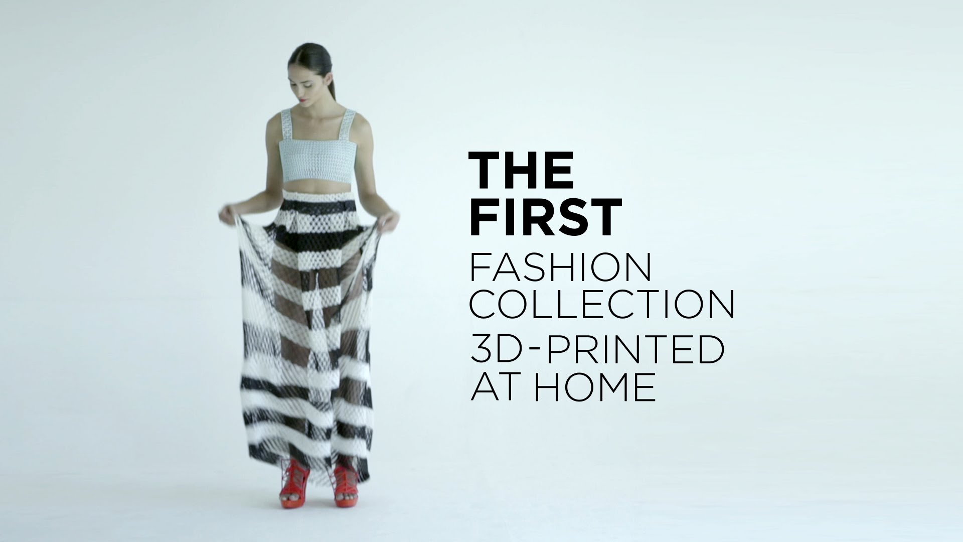 První kolekce oblečení z 3D tiskárny